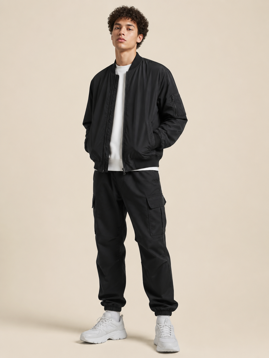 Bomber Jacket Black