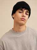 Ribbed Beanie Black
